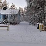 Traditional Finnish Lapland House At Wild Forest Backyard! 凯米