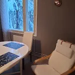 Traditional Finnish Lapland House At Wild Forest Backyard! *