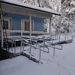 Traditional Finnish Lapland House At Wild Forest Backyard! * 凯米