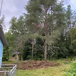 Traditional Finnish Lapland House At Wild Forest Backyard! *