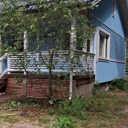 Traditional Finnish Lapland House At Wild Forest Backyard! Kemi