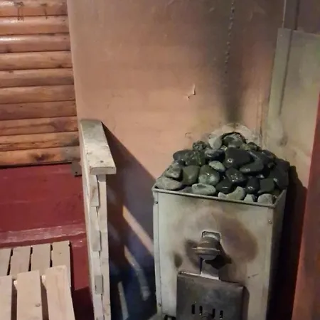 펜션 Traditional Finnish Lapland House At Wild Forest Backyard!