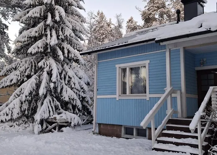 Vakantiehuis Traditional Finnish Lapland House At Wild Forest Backyard! Kemi