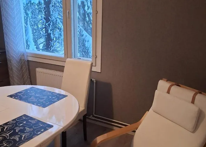 Traditional Finnish Lapland House At Wild Forest Backyard! *