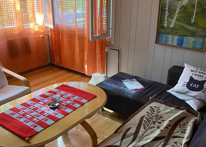 Traditional Finnish Lapland House At Wild Forest Backyard!