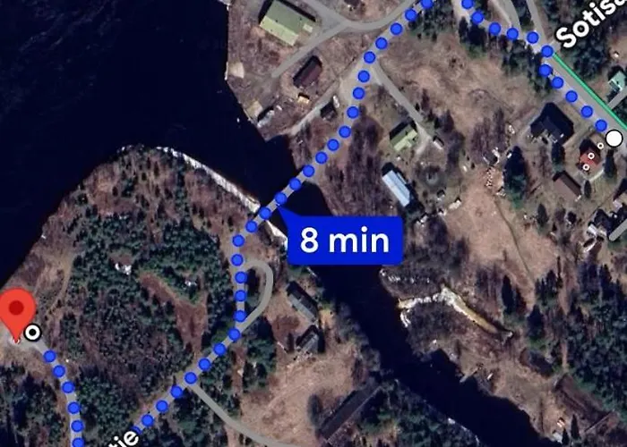 Traditional Finnish Lapland House At Wild Forest Backyard! *