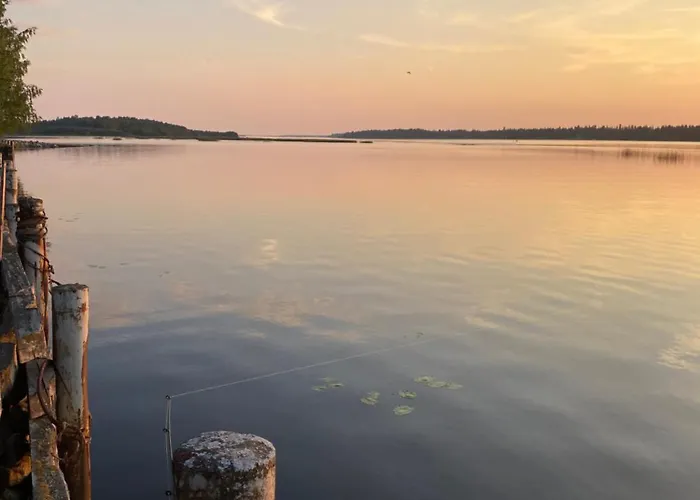 Traditional Finnish Lapland House At Wild Forest Backyard!